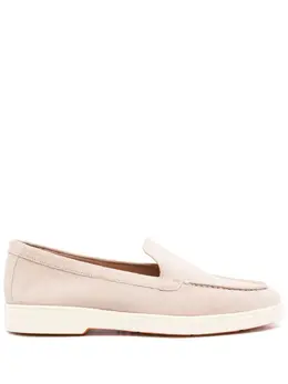Santoni: Светлые лоферы 