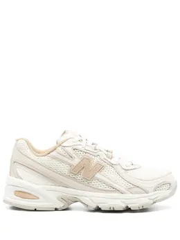 New Balance: Светлые кроссовки 