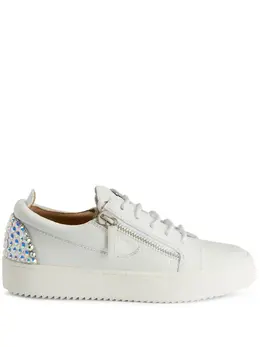 Giuseppe Zanotti: Белые кроссовки  Gail