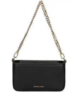 Michael Michael Kors: Чёрная сумка через плечо 