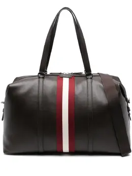 Bally: Коричневая дорожная сумка 