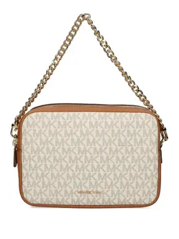 Michael Michael Kors: Коричневая сумка через плечо 