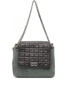 CHANEL Pre-Owned: Голубая сумка 