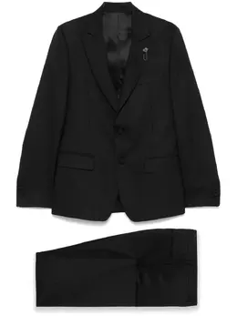Lardini: Чёрный костюм 