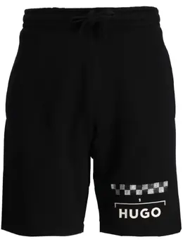 HUGO: Чёрные шорты 