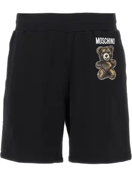 Moschino: Шорты  Teddy с принтом