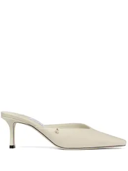 Jimmy Choo: Белые сабо 