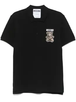 Moschino: Поло  Teddy Bear с принтом