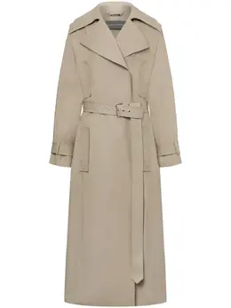 Alberta Ferretti: Бежевый плащ 