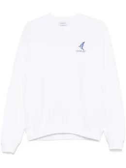 Off-White: Белый свитшот  Arrow