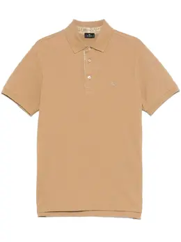 ETRO: Коричневое поло  Pegaso