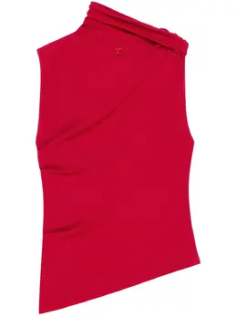 Courrèges: Красный топ 