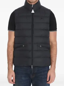 Moncler: Чёрный жилет 