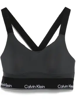 Calvin Klein: Чёрный бюстгальтер  Sports
