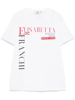 Elisabetta Franchi: Футболка с принтом 