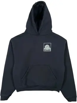 RHUDE: Чёрная толстовка 