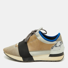 Balenciaga: Многоцветные кроссовки  Race Runner