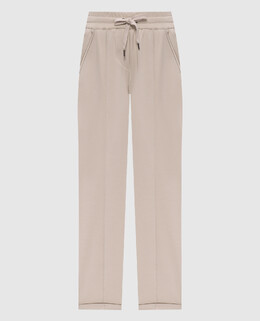 Brunello Cucinelli: Бежевые брюки 