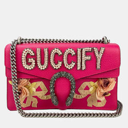 Gucci: Розовая сумка  Dionysus