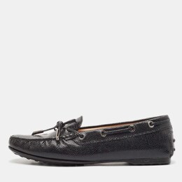 Tod's: Чёрные лоферы 