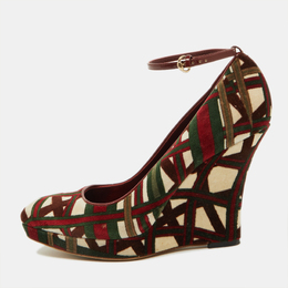 Gucci: Многоцветные туфли 