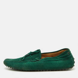 Tod's: Зелёные мокасины 