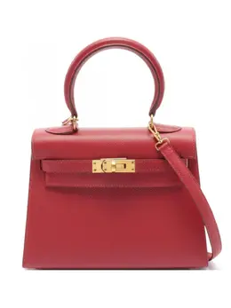 Hermès Pre-Owned: Красная сумка-шоппер 
