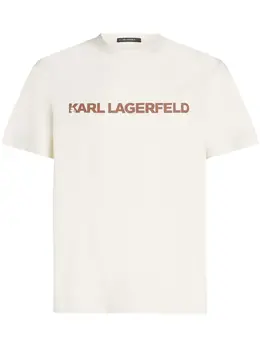 Karl Lagerfeld: Белая футболка  Essential