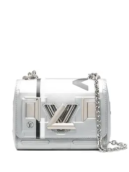 Louis Vuitton Pre-Owned: Серебристая сумка 