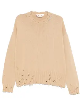 Marni: Рваный свитер 