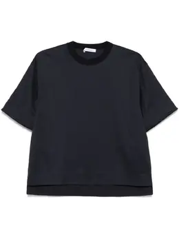Max Mara: Голубая футболка 
