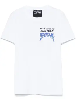 Versace Jeans Couture: Белая футболка 