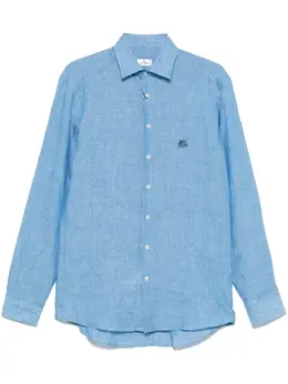 ETRO: Голубая рубашка  Pegaso