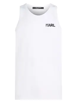 Karl Lagerfeld: Майка  Karl с принтом