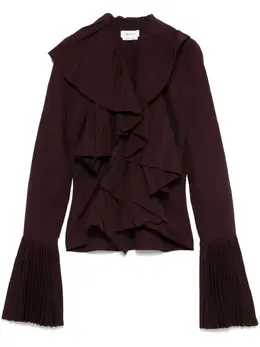 Alexander McQueen: Бордовый топ 