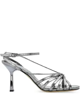 Golden Goose: Серебристые сандалии 