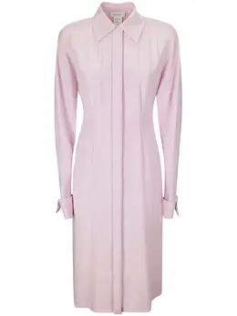 Sportmax: Розовое платье 