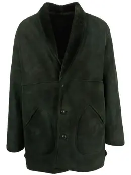 Burberry Pre-Owned: Пальто из овчины 