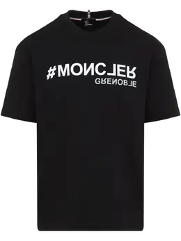 Moncler Grenoble: Футболка с принтом 