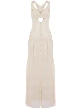 Alberta Ferretti: Длинное платье 