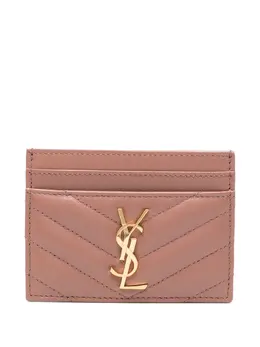 Saint Laurent: Розовый картхолдер 