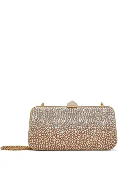Valentino Garavani: Серебристый клатч 