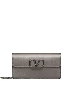 Valentino Garavani: Серебристый кошелёк 