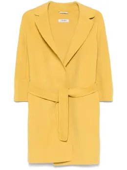 'S Max Mara: Жёлтое пальто 