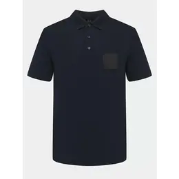Armani Exchange: Тёмное поло 