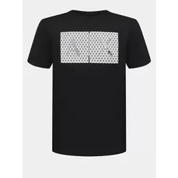 Armani Exchange: Чёрная футболка 