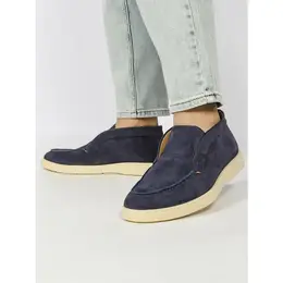 Santoni: Синие туфли 