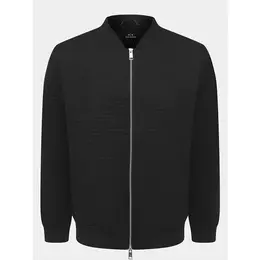 Armani Exchange: Чёрная куртка 