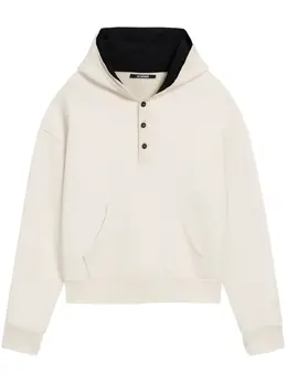 Jacquemus: Белая толстовка 