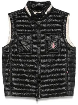 Moncler Grenoble: Чёрный жилет 